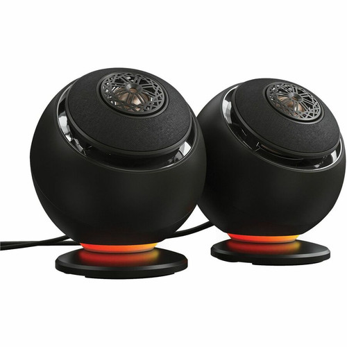 Creative Pebble Nova 2.0 Bluetooth Speaker System - 50 W RMS - Black - 55 Hz to 20 kHz - USB - 1 (Fleet Network)