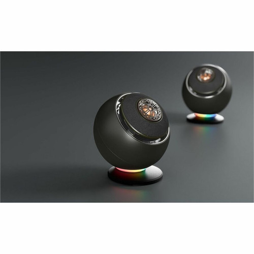 Creative 51MF1720AA000 Pebble Nova 2.0 Bluetooth Speaker System - 50W RMS - Black - 55Hz-20kHz - USB-C