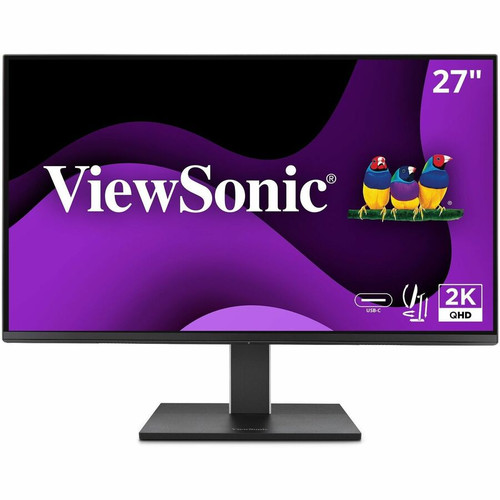 ViewSonic VG2752-2K 27" Class WQHD LED Monitor - 16:9 - Black - 27" Viewable - SuperClear IPS - LED Backlight - 2560 x 1440 - 16.7 - - (Fleet Network)