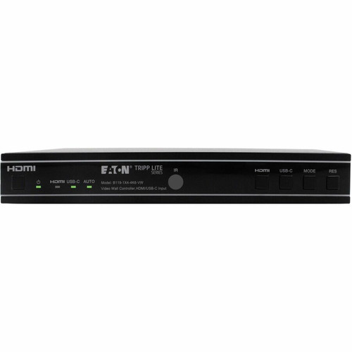 Tripp Lite series 1x4 Video Wall Controller - 4K 60 Hz, 1 HDMI/USB-C Input, 4 HDMI Outputs, HDR, 4:4:4 - 3840 x 2160 - 4K, 4K UHD - 1 (B119-1X4-4K6-VW)