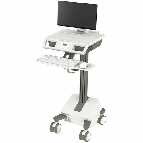 Ergotron Mosaic LCD Cart, AC Power, US/CA/MX Full-Featured Medical Cart - 43 lb (19504.47 g) Capacity - 4 Casters - 5" (127 mm) Caster (Fleet Network)