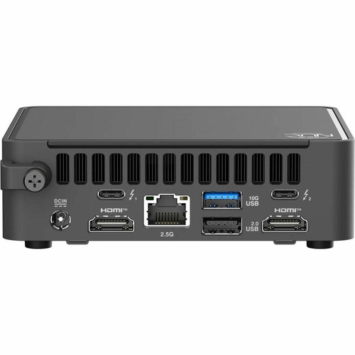 Asus RNUC15CRKV70000U NUC 15 Pro NUC15CRKV7 Barebone Mini PC - Intel Core Ultra 7265H - Up to 96GB DDR5-6400 - 2x Thunderbolt 4 - Windows 11 Pro