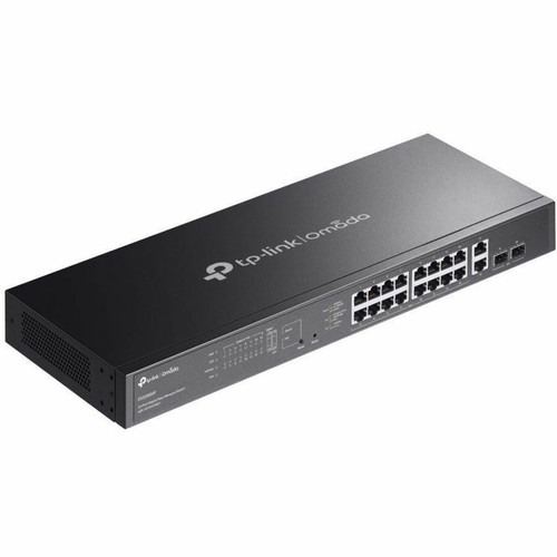 TP-LINK ES220GMP Omada 20-Port Gigabit Easy Managed Switch - 16 PoE+ Ports - 250W Budget - 2 SFP Slots - 1U Rack-Mountable