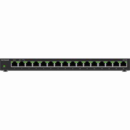 Netgear Business GS316v3 Ethernet Switch - 16 Ports - Gigabit Ethernet - 10/100/1000Base-T - 2 Layer Supported - 8.10 W Power - Pair - (Fleet Network)