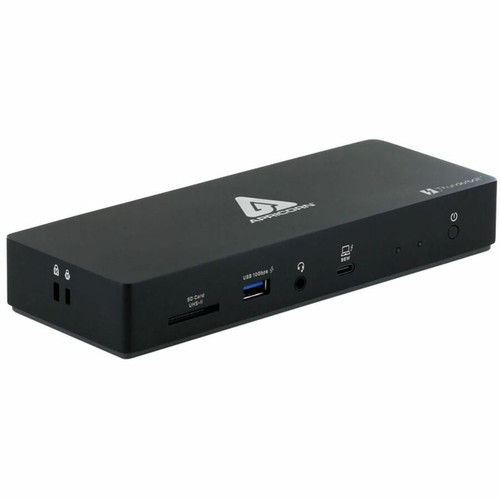 Apricorn Aegis Thunderbolt 4 Docking Station - for Notebook, Tablet, Cellular Phone, Mouse, Keyboard, Speaker, Headphone, Microphone, (Fleet Network)