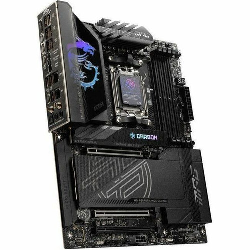 MSI MPG X870E CARBON WIFI Gaming Desktop Motherboard - AMD X870E Chipset - Socket AM5 - ATX - Ryzen 7, Ryzen 9 Processor Supported - - (Fleet Network)