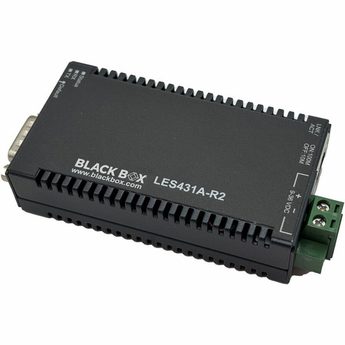 Black Box LES400 Series Industrial Serial Modbus Device Server - 1-Port - Twisted Pair - 1 x Network (RJ-45) - 1 x Serial Port - - - - (Fleet Network)