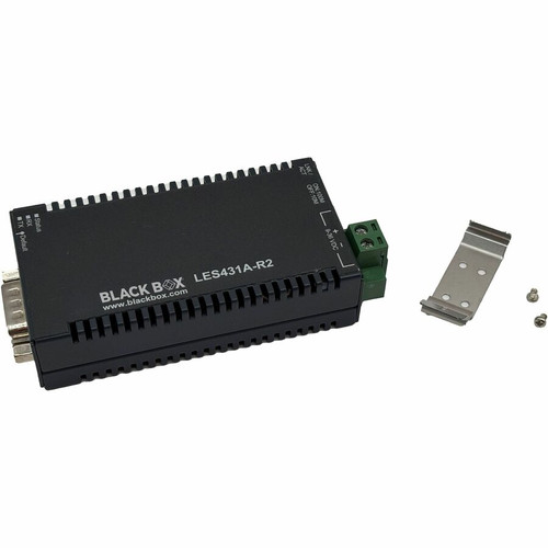 Black Box LES400 Series Industrial Serial Modbus Device Server - 1-Port - Twisted Pair - 1 x Network (RJ-45) - 1 x Serial Port - - - - (LES431A-R2)