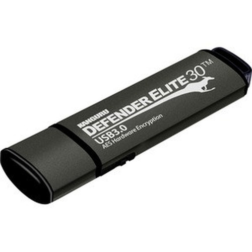 Kanguru_Defender_Elite30trade_Hardware_Encrypted_Secure_Flash_Drive_16G_-_16_GB_-_USB_30_-_33_MBs_Read_Speed_-_13_MBs_Write_-_-_KDFE30-16G