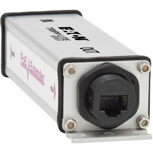 Tripp Lite series NPOE-EXT-1G30WP Network Extender - 2 x Network (RJ-45) - 328.08 ft (100000 mm) Extended Range - Aluminum - Silver (Fleet Network)