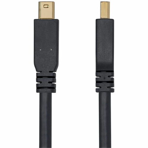 StarTech. com DP14MDPMM10F 10ft Mini DisplayPort to DisplayPort 1. 4 Cable - 8K 60Hz HBR3 HDR - 4K 120Hz - 32. 4Gbps - Gold Plated - Black