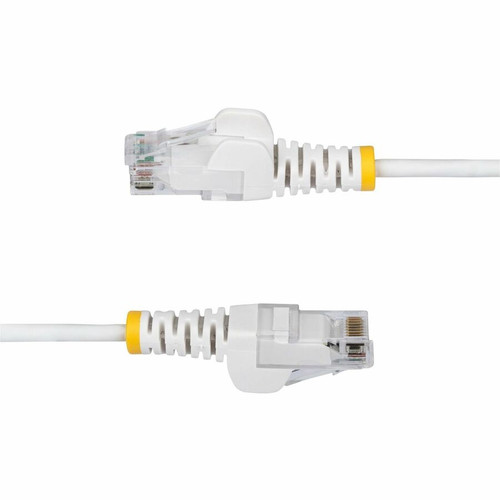 StarTech. com N6PAT20WHS Slim CAT6 Ethernet Cable - 20ft White - Snagless RJ45 - UTP - LSZH - 28AWG Bare Copper - Fluke Tested