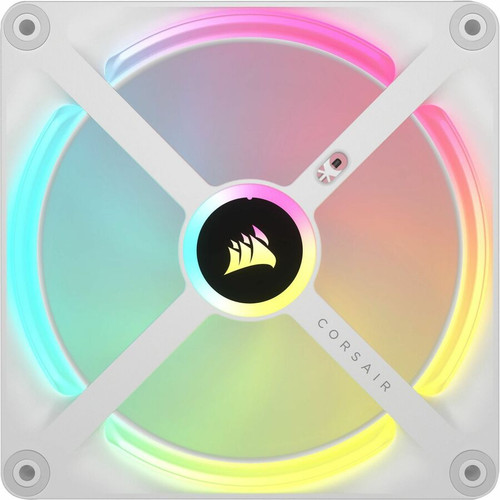 Corsair iCUE LINK QX140 RGB 140mm PWM PC Fan Expansion Kit - White - 1 x Fan(s) - 82.50 CFM (140.17m³/h) Maximum Airflow - 2000 rpm - (Fleet Network)