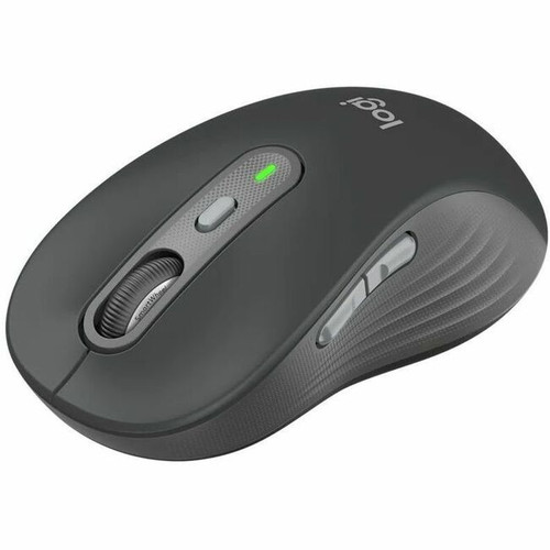 Logitech Signature Plus M750 Mouse - Optical - Wireless - 32.81 ft (10000 mm) - Bluetooth/Radio Frequency - 2.40 GHz - Graphite - USB (Fleet Network)