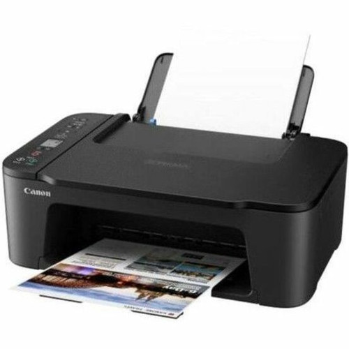Canon 6671C003 PIXMA TS3720 Inkjet Multifunction Printer - Color - Black - 7.7/4.0 ipm - 60-Sheet - Wired & Wireless