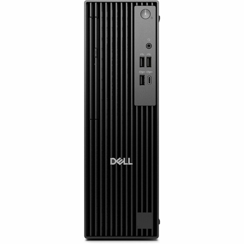 Dell Pro QCS1250 Desktop Computer - Intel Core i5 14th Gen i5-14500 - 8 GB - 256 GB SSD - Slim PC - Standard Black - Intel Chip - 11 - (Fleet Network)