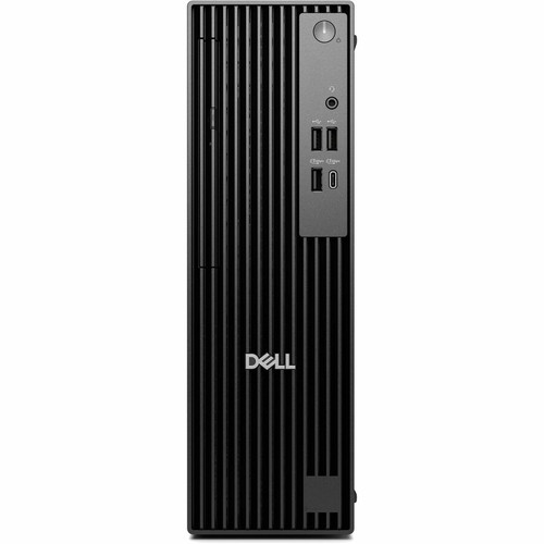 Dell Pro QCS1250 Desktop Computer - Intel Core i5 14th Gen i5-14500 - 16 GB - 512 GB SSD - Slim PC - Standard Black - Intel Chip - 11 (Fleet Network)