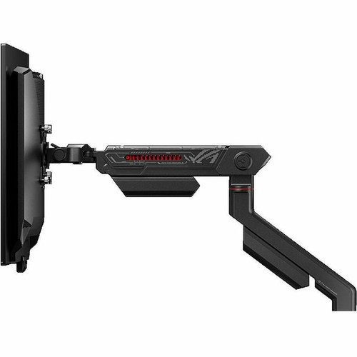Asus ROG Mounting Arm for Monitor, Flat Panel Display, Curved Screen Display - Black - Height Adjustable - 1 Display(s) Supported - - (AAS01)