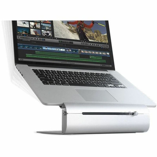 Rain Design iLevel2 Notebook Stand - Desktop - Anodized Aluminum - For Notebook - Tilt, Rubber Pad, Comfortable, Vented Design, (Fleet Network)