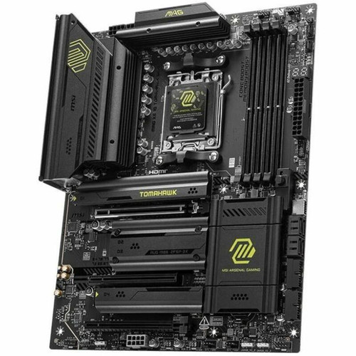 MSI X870TMAHAWKWIFI MAG X870 TOMAHAWK WIFI Gaming Desktop Motherboard - AMD X870 Chipset - Socket AM5 - ATX - DDR5 8400+ MHz - Wi-Fi 7 - PCIe 5.0