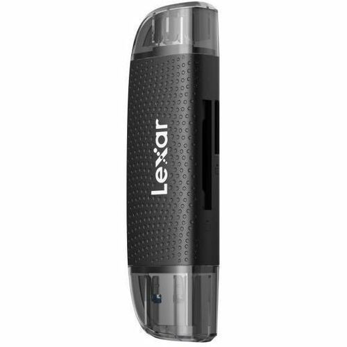 Lexar Dual-Slot USB-A/C Reader - 2 Slot(s) - 2-in-1 - 25.63 MB/s - SDXC, microSDXC - USB 3.2 (Gen 1) Type A, USB 3.2 (Gen 1) Type C - (Fleet Network)