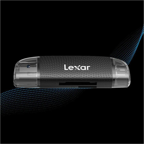 Lexar Dual-Slot USB A C Reader Two In One SDXC microSDXC Compact Cross Platform USB-A/C MB/s Type Gen S LRW310X-BNBNG