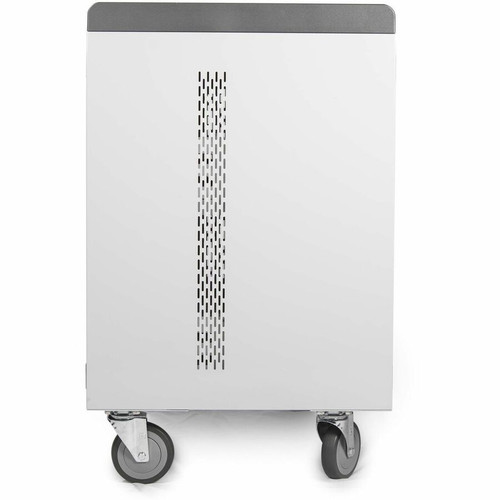 Rocstor Volt Charging Cart - 3 Shelf - Push Handle Handle - 4 Casters - Steel - 30" (762 mm) Width x 25.1" (637.54 mm) Depth x 40.7" - (Fleet Network)