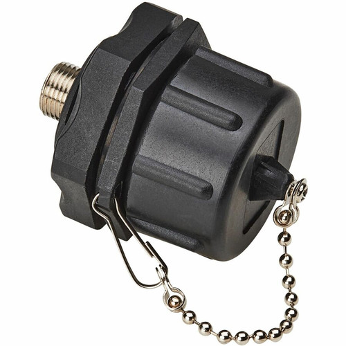 Tripp Lite series Rigid Industrial F-Type Adapter (M/F) - IP68, Black - 1 x F-Type - Male - 1x F-Type - Female - Nickel Connector - - (Fleet Network)