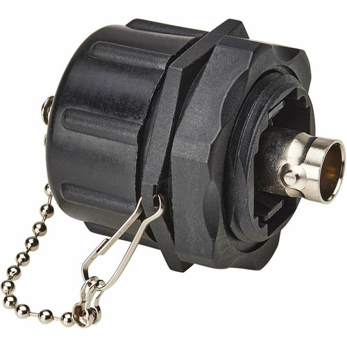 Tripp Lite series Rigid Industrial BNC Adapter (M/F) - IP68, Black - 1x BNC Antenna - Male - 1 x BNC Antenna - Female - Nickel - Gold (A200-FF-BNC)
