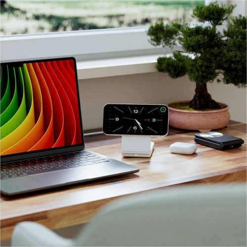 Alogic YOGA 3-in-1 Wireless Charging Stand - For Earbud, AirPod, Smartwatch, Smartphone - 9 V DC, 12 V DC Input - Input connectors: - (A31FWCWH)
