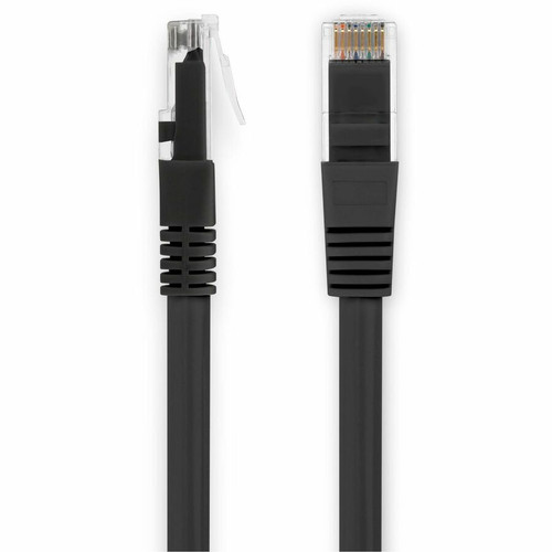 Rocstor 35ft (10.6m) Black Cat6 UTP Patch Cable UL Certified - 35 ft (10.67 m) Category 6 Network Cable for Security Device, Network - (Y10C803-BK)