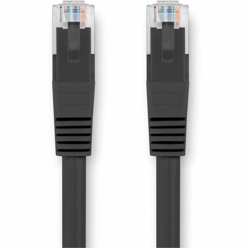 Rocstor 35ft (10.6m) Black Cat6 UTP Patch Cable UL Certified - 35 ft (10.67 m) Category 6 Network Cable for Security Device, Network - (Y10C803-BK)