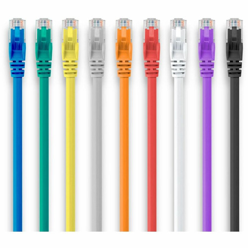 Rocstor Cat. 6 Network Cable - 35 ft (10.67 m) Category 6 Network Cable for Network Device, Hub, Workstation, Network Wall Jack, PC, - (Y10C814-BL)