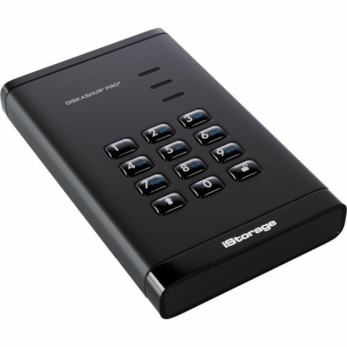 iStorage diskAshur PRO3 1 TB Portable Solid State Drive - 2.5" External  - Printer, Scanner, Camera Device Supported - USB 3.2 (Gen 1) (IS-DAP3-256-SSD-1000-F)