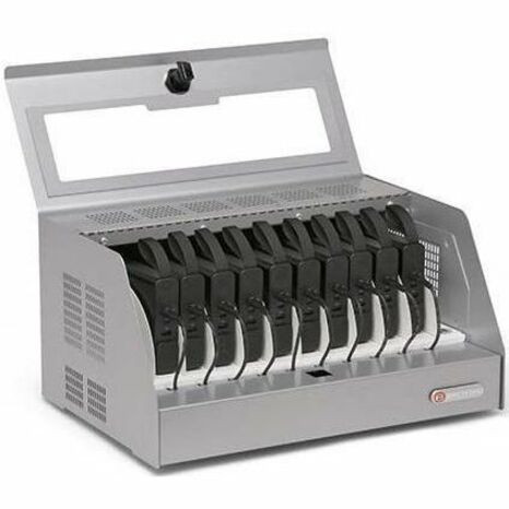Bretford Multi-Bay Battery Charger - Input connectors: USB - 10 - Proprietary Battery Size (CBSUSBC10-CT)