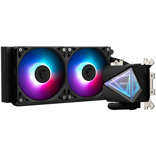 MSI MAG Coreliquid I240 - 4.70" (119.38 mm) Maximum Fan Diameter - 2 x Fan(s) - 70.70 CFM (120.12m³/h) Maximum Airflow - 2350 rpm - - (CLI240)