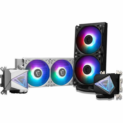 MSI MAG Coreliquid I240 - 4.70" (119.38 mm) Maximum Fan Diameter - 2 x Fan(s) - 70.70 CFM (120.12m³/h) Maximum Airflow - 2350 rpm - - (CLI240)