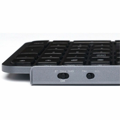 Keychron Pro Ultra-Slim Wired And Wireless Keyboard With Bluetooth RF Connectivity USB Type C A Wired/Wireless Bluetooth/RF GHz B1P-K1