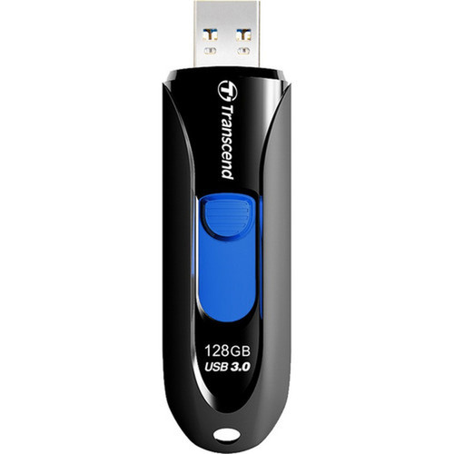 Transcend_128GB_JetFlash_790_USB_30_Flash_Drive_-_128_GB_-_USB_30_-_Black_Blue_TS128GJF790K