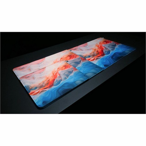 XTRFY CX-GP5-M-AMNIS-BLUE GP5 Amnis Blue Cloth Gaming Mousepad - Medium Size 10. 63" x 12. 60" - Stitched Edge - Machine Washable - Rubber Base