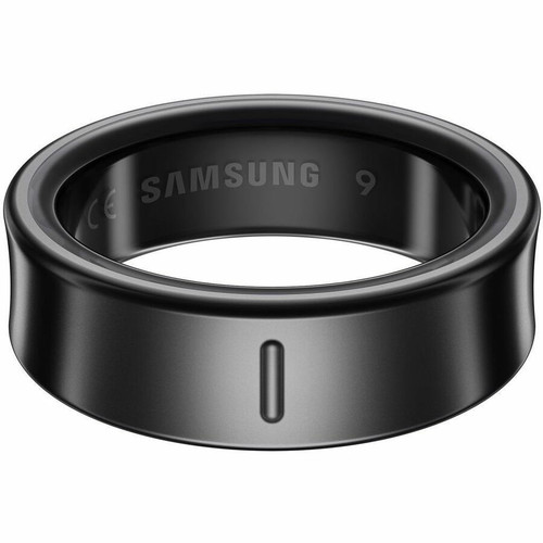 Samsung Galaxy Ring, Size 11, Titanium Black - Android - Accelerometer, PPG Sensor, Temperature Sensor - Sleep Quality, Heart Rate, - (Fleet Network)