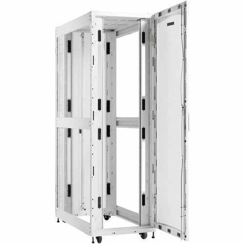 Eaton SmartRack SRH42UWDP Rack Cabinet - For Server, Equipment, PDU - 42U Rack Height Enclosed Cabinet - White - Steel - 3500 lb g) - (SRH42UWDP)