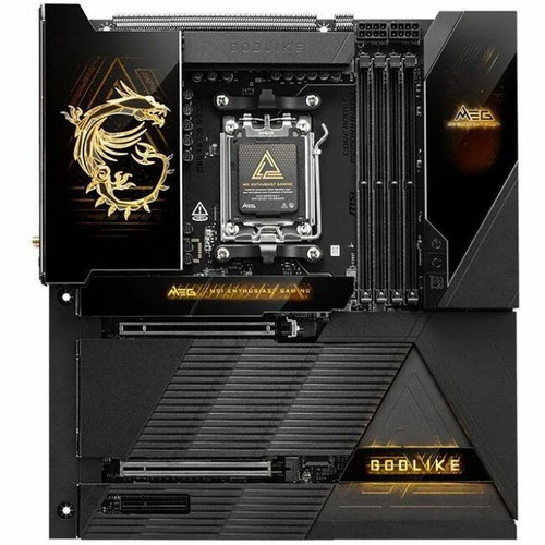 MSI MEG X870E GODLIKE Gaming Desktop Motherboard - AMD X870E Chipset - Socket AM5 - Extended ATX - Ryzen 7, Ryzen 8, Ryzen 9 Processor (Fleet Network)