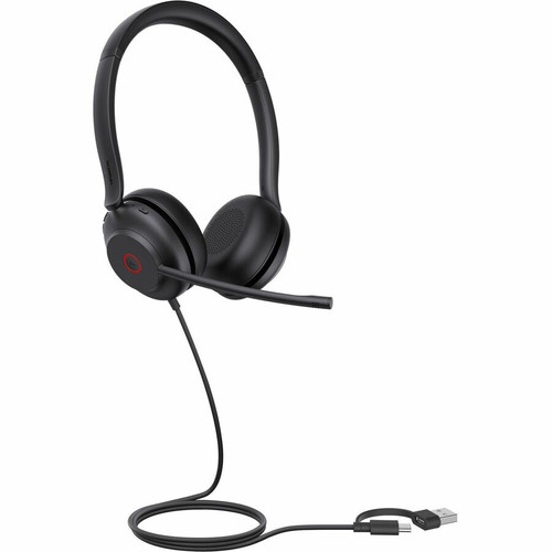Yealink USB Wired Headset - Stereo - USB Type C, USB Type A - Wired - 32 Ohm - 20 Hz to 20 kHz - Over-the-head - Binaural - - 4.9 ft - (Fleet Network)
