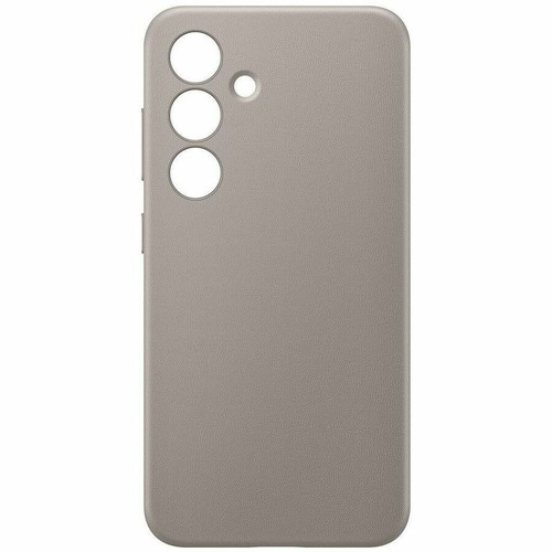 Samsung Vegan Leather Case for Galaxy S24, Taupe - For Samsung Galaxy S24 Smartphone - Taupe - Scratch Resistant - Vegan Leather (Fleet Network)