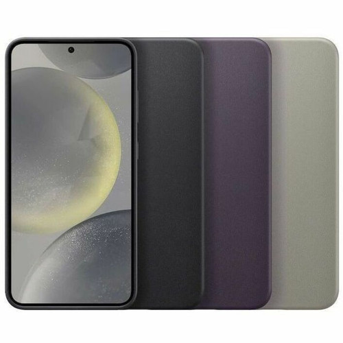 Samsung Vegan Leather Case for Galaxy S24, Taupe - For Samsung Galaxy S24 Smartphone - Taupe - Scratch Resistant - Vegan Leather (GP-FPS921HCAAW)