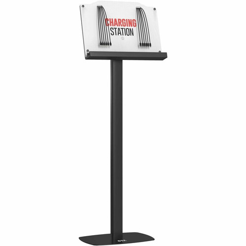CTA Digital Charging Station Floor Stand for 12 Devices - 6 Lightning Ports and 6 USB-C Port - 12 Devices Supported - 54.40" (1381.76 (Fleet Network)