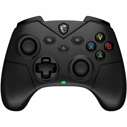 MSI Force GC300 Gaming Pad - Wireless, Cable - Bluetooth - USB - Android, PC, Tablet, Smartphone - 6.6 ft (2 m) Cable - Black (Fleet Network)