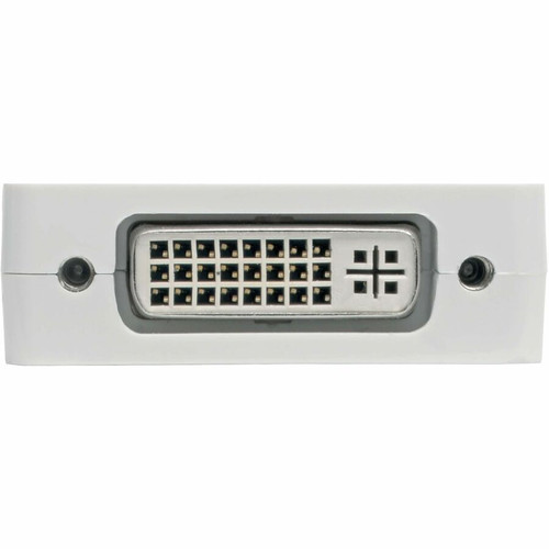 Tripp Lite series USB-C Multiport Adapter (M/3xF) - 4K 60 Hz HDMI, 1080p VGA + DVI Ports, White - 1 x USB 3.2 (Gen 1) Type C - Male - (U444-06N-HDV4K6)
