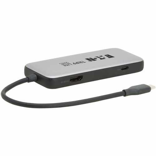 Tripp Lite series Docking Station - for Notebook - Charging Capability - USB Type C - 1 Displays Supported - 4K @ 60Hz, 4K, Full HD - (U444-06N-H4U3CS)